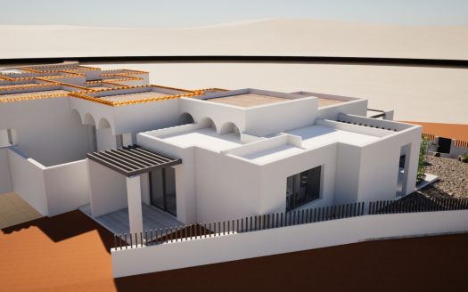 Fuerteventura – La Pared -Komplett renoviertes Eck-Apartment mit 2 Schlafzimmern in erster Linie – Meerblick – Garten (WIRD NACH KAUF RENOVIERT UND FERTIG RENOVIERT ÜBERGEBEN)