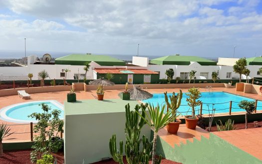 Fuerteventura – Caleta de Fuste – 2 schöne renovierte Apartments in einer Einheit mit Meerblick und Gemeinschaftspool
