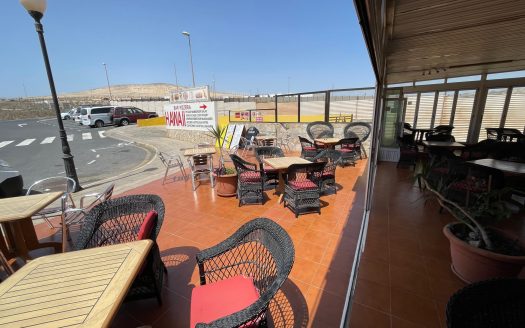 Fuerteventura – Costa Calma – Großes Restaurant in zentraler Lage – Lagerraum – Außenterrasse – Küchenausstattung und Bestuhlung/Möbel Inklusive