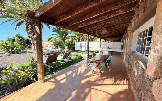 Fuerteventura – La Pared – Toller Eck-Reihenbungalow mit 1 großem Schlafzimmer – Garten & Terrasse mit tollem Blick